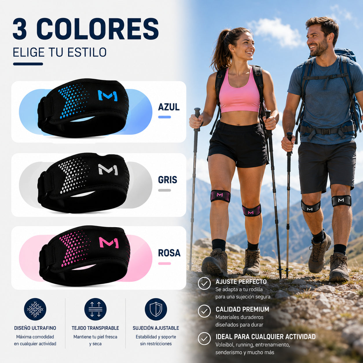 Mooviax™ - Rodillera de sujeción articular