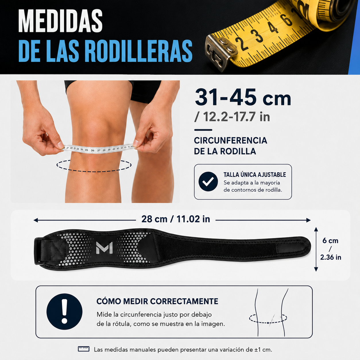 Mooviax™ - Rodillera de sujeción articular